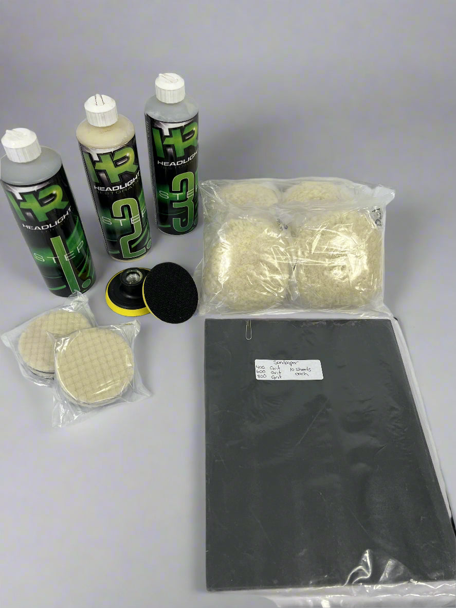 HR Headlight Restoration Authorized Dealer Package