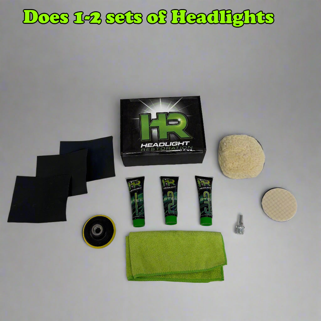 HR Headlight Restoration DIY Kit